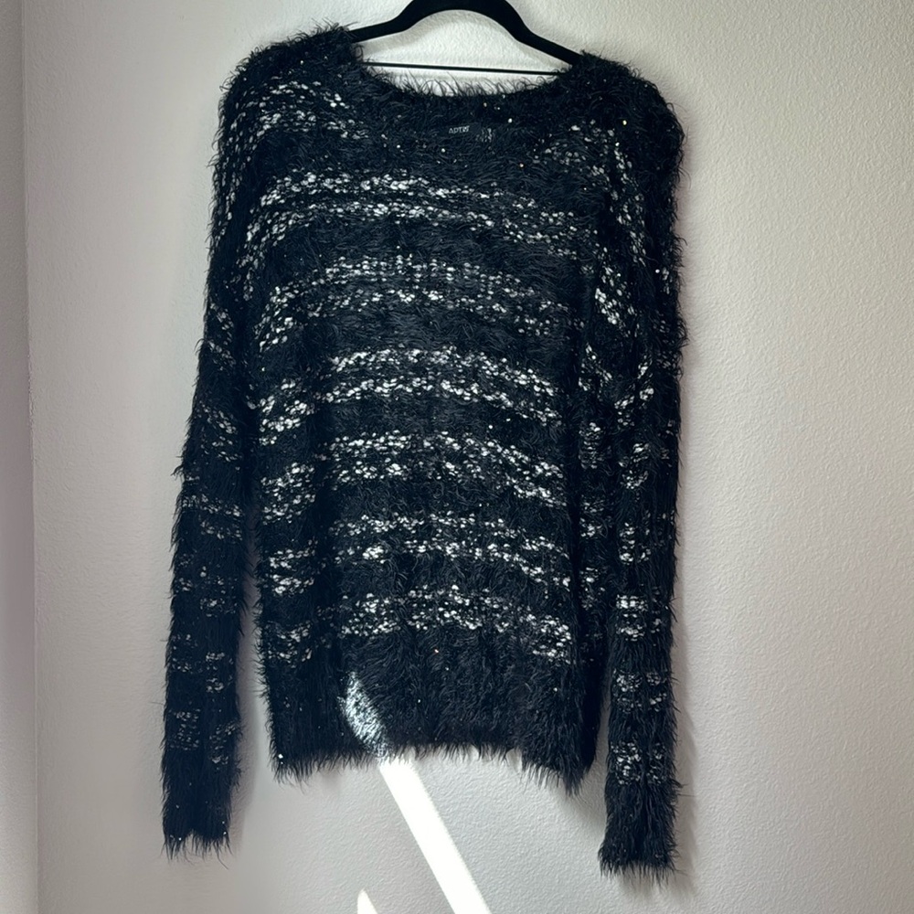 Apt 9 Fuzzy Striped Sweater